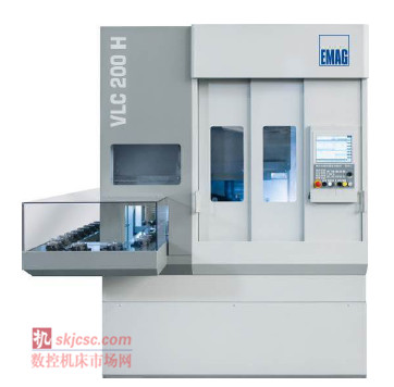 圖4：VLC 200 H 機型——立式自動上下料滾齒機可對直徑最大為 200 mm 的工件進行加